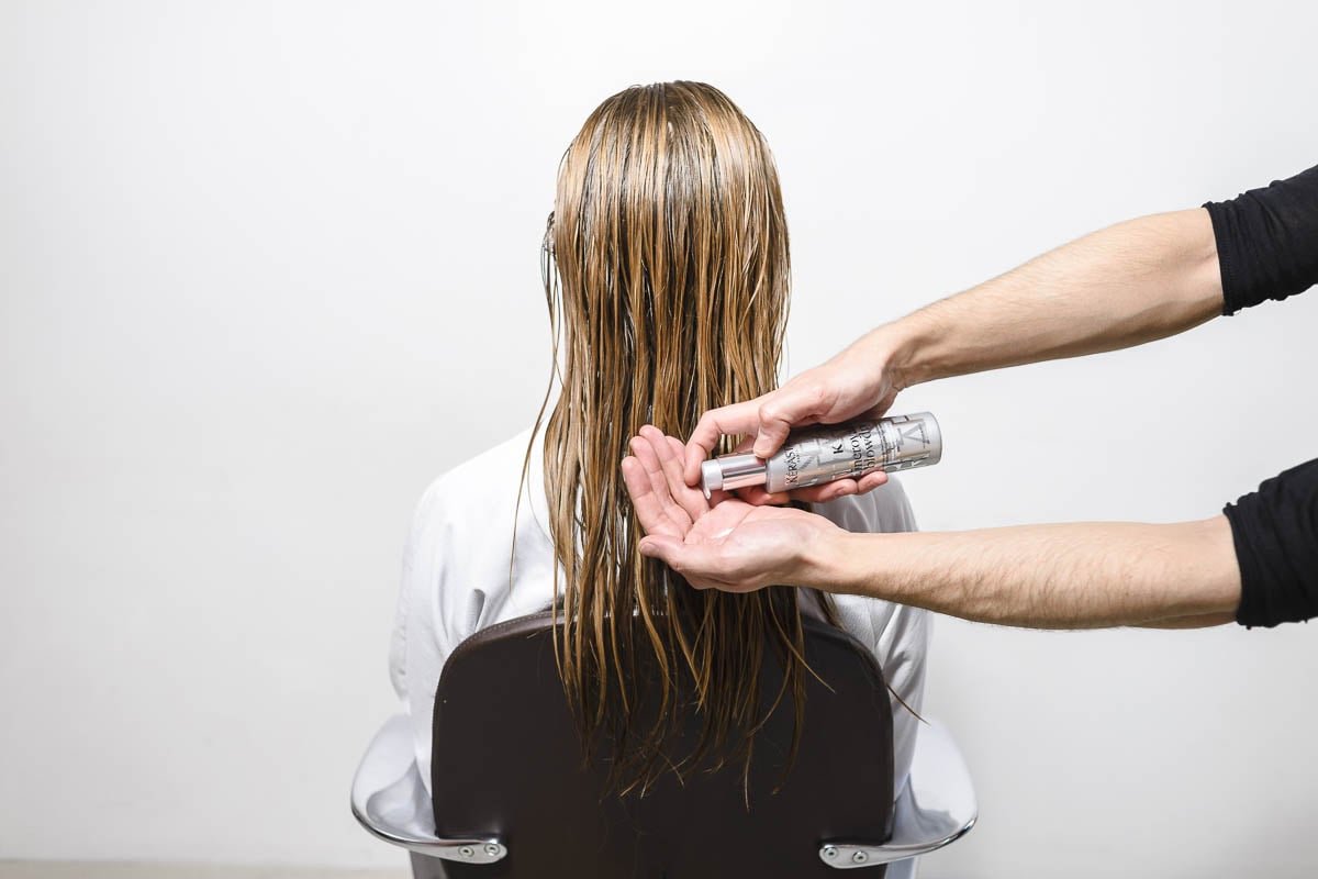 Summer Bohemian Rolls Tutorial Step 1 Kerastase